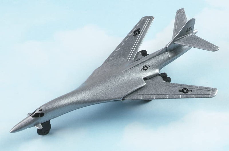 Hot Wings Planes Hot Wings B-1 (with silver markings) with Connectible Runway - Image 2
